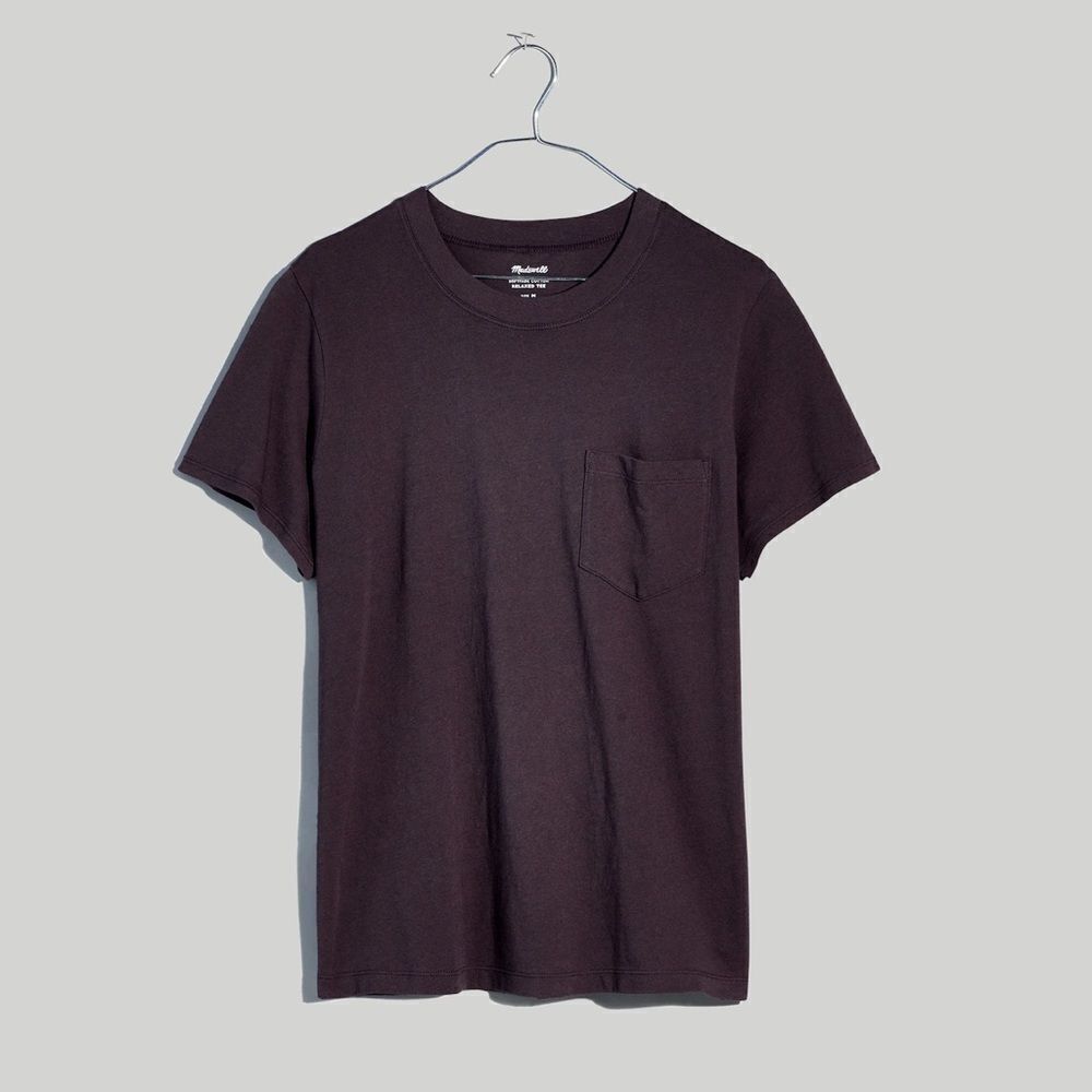 NWT Madewell Softfade Cotton Crewneck Relaxed Tee